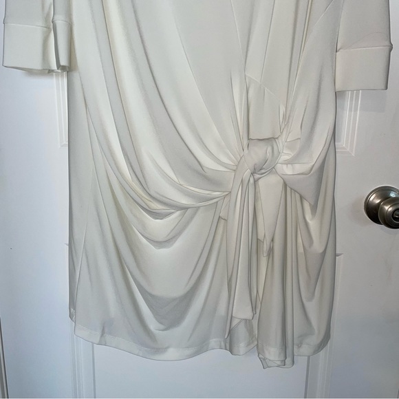 BNWOT Brian Bailey occasion dress with long sleeves and hip knot - size 20 - Picture 4 of 5